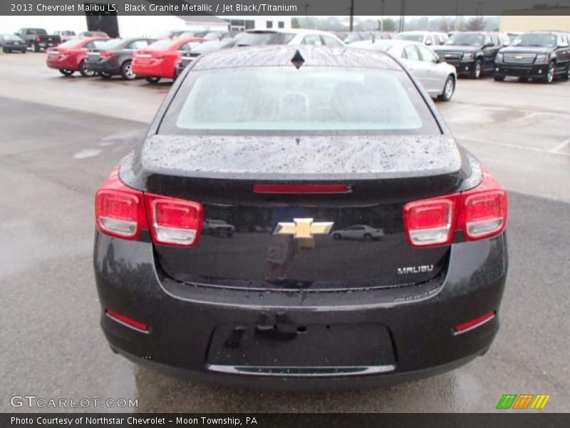 Black Granite Metallic / Jet Black/Titanium 2013 Chevrolet Malibu LS