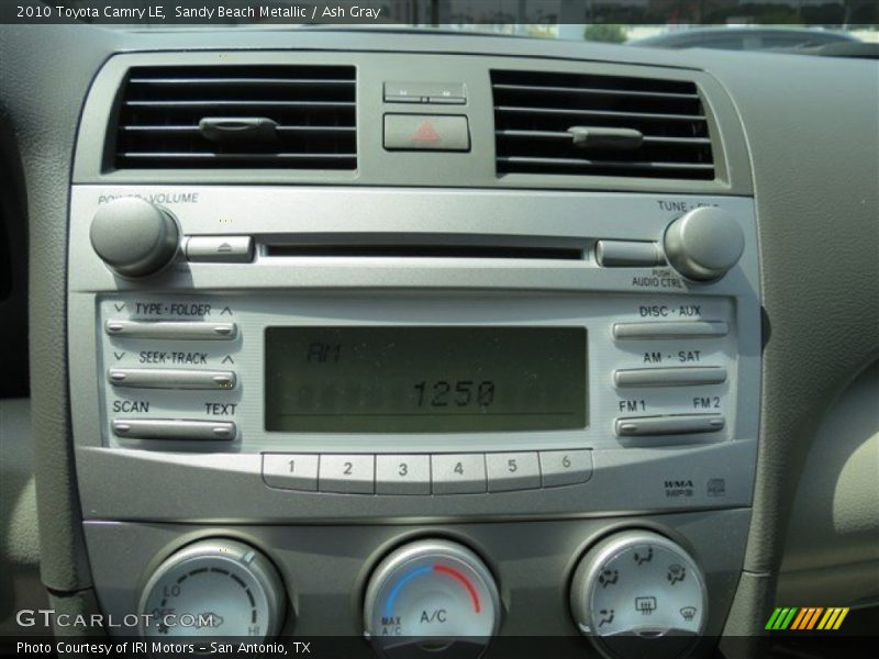 Sandy Beach Metallic / Ash Gray 2010 Toyota Camry LE