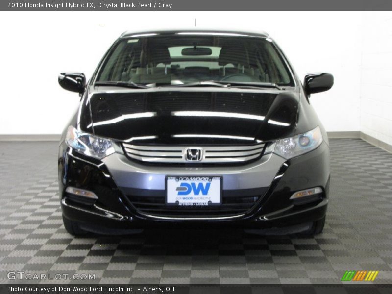 Crystal Black Pearl / Gray 2010 Honda Insight Hybrid LX