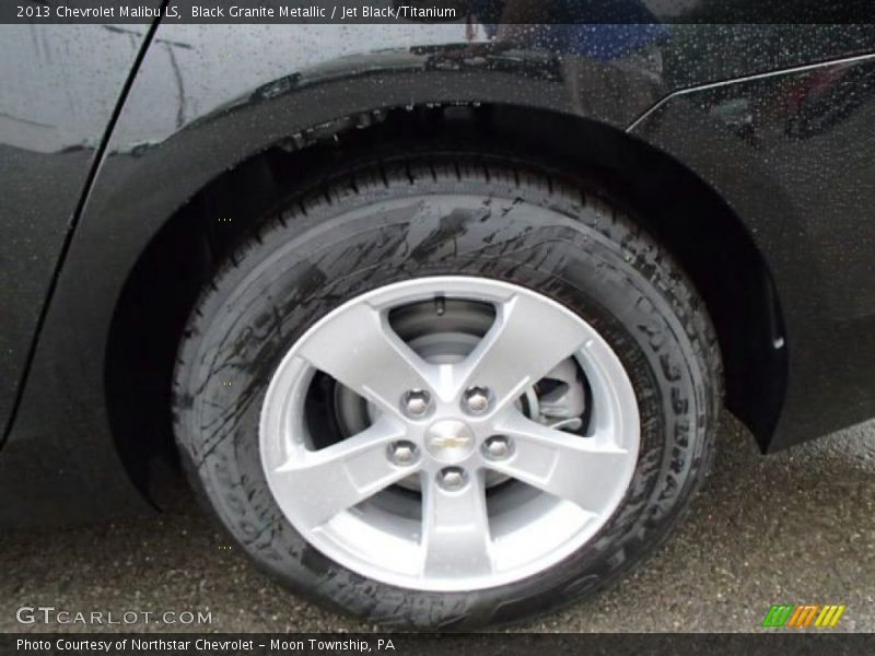 Black Granite Metallic / Jet Black/Titanium 2013 Chevrolet Malibu LS