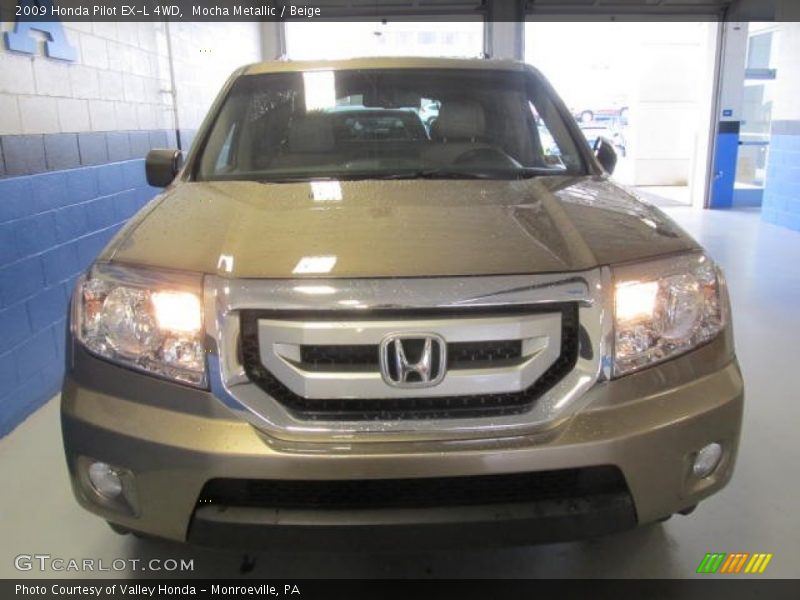 Mocha Metallic / Beige 2009 Honda Pilot EX-L 4WD