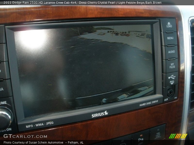 Deep Cherry Crystal Pearl / Light Pebble Beige/Bark Brown 2011 Dodge Ram 2500 HD Laramie Crew Cab 4x4