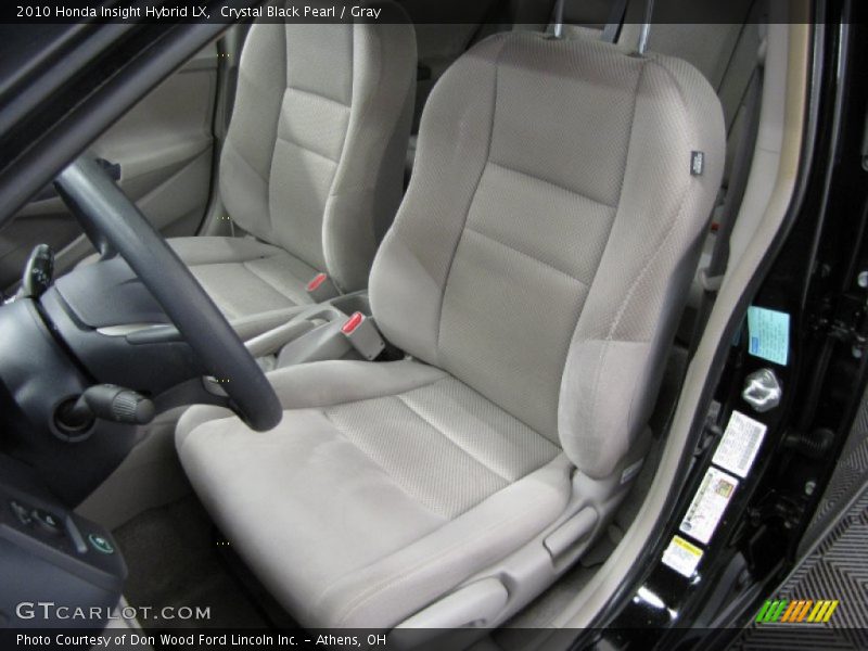 Crystal Black Pearl / Gray 2010 Honda Insight Hybrid LX