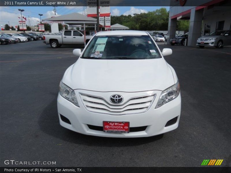 Super White / Ash 2011 Toyota Camry LE