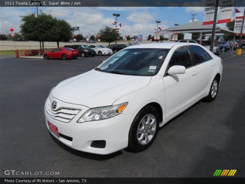 Super White / Ash 2011 Toyota Camry LE