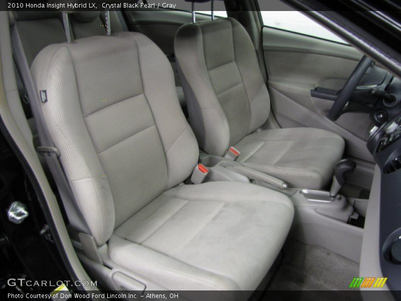 Crystal Black Pearl / Gray 2010 Honda Insight Hybrid LX