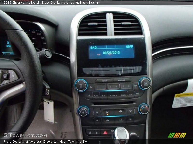Black Granite Metallic / Jet Black/Titanium 2013 Chevrolet Malibu LS