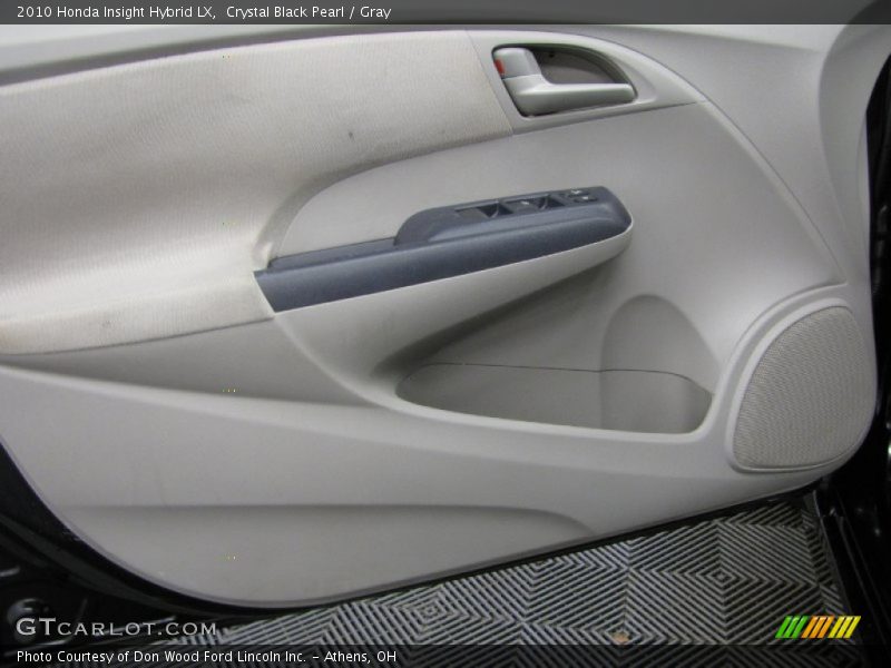Crystal Black Pearl / Gray 2010 Honda Insight Hybrid LX