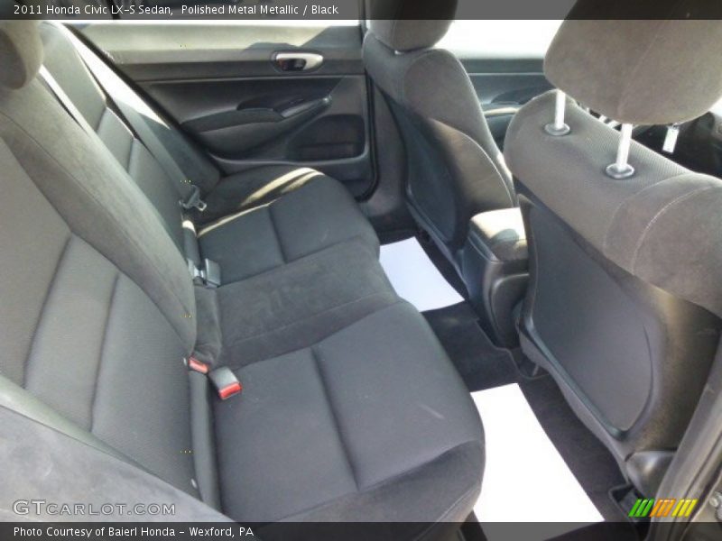 Polished Metal Metallic / Black 2011 Honda Civic LX-S Sedan