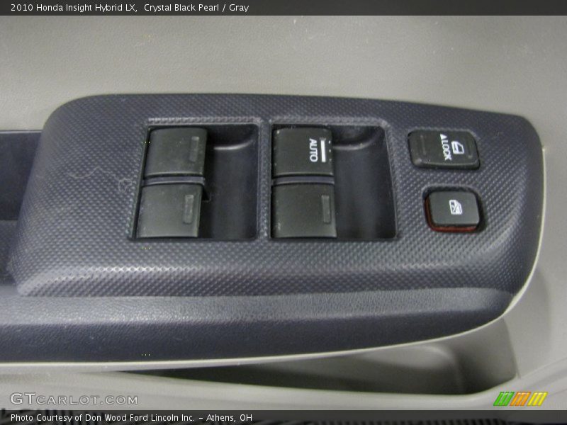 Crystal Black Pearl / Gray 2010 Honda Insight Hybrid LX