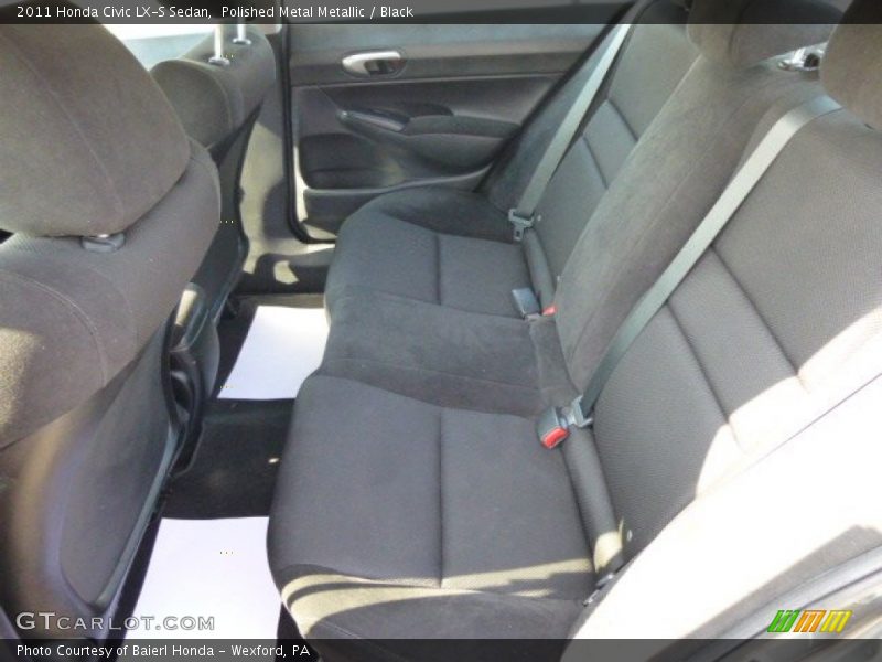 Polished Metal Metallic / Black 2011 Honda Civic LX-S Sedan