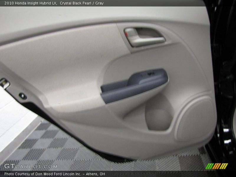 Crystal Black Pearl / Gray 2010 Honda Insight Hybrid LX