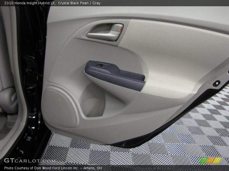 Crystal Black Pearl / Gray 2010 Honda Insight Hybrid LX