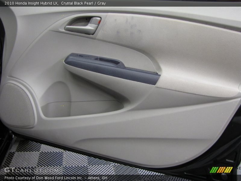 Crystal Black Pearl / Gray 2010 Honda Insight Hybrid LX