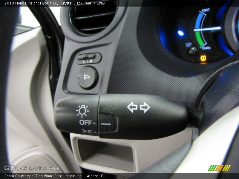 Crystal Black Pearl / Gray 2010 Honda Insight Hybrid LX