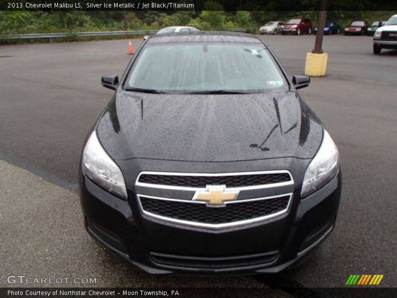 Silver Ice Metallic / Jet Black/Titanium 2013 Chevrolet Malibu LS