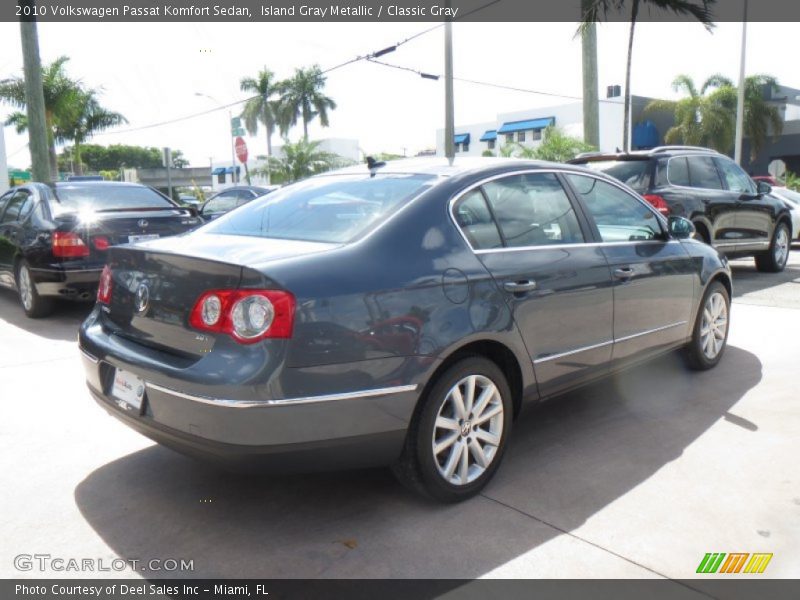 Island Gray Metallic / Classic Gray 2010 Volkswagen Passat Komfort Sedan