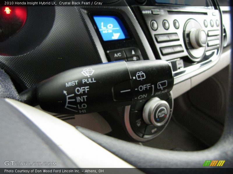 Crystal Black Pearl / Gray 2010 Honda Insight Hybrid LX