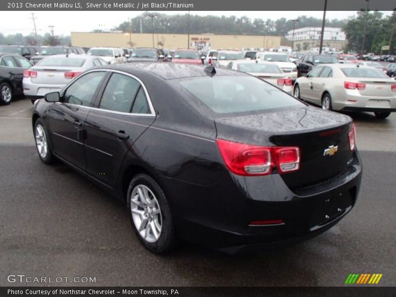 Silver Ice Metallic / Jet Black/Titanium 2013 Chevrolet Malibu LS