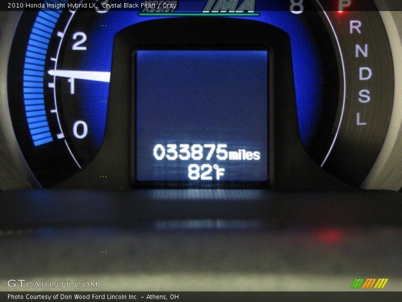 Crystal Black Pearl / Gray 2010 Honda Insight Hybrid LX