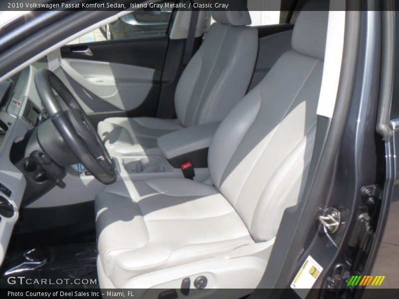 Island Gray Metallic / Classic Gray 2010 Volkswagen Passat Komfort Sedan