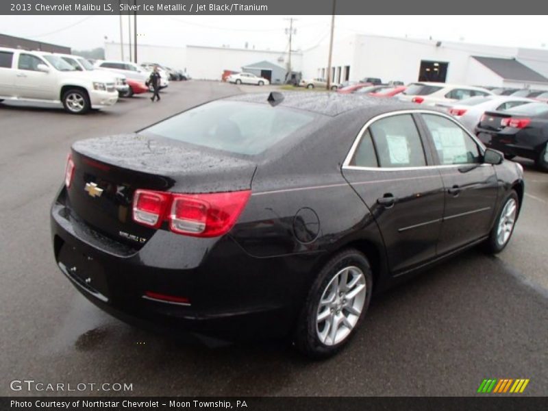 Silver Ice Metallic / Jet Black/Titanium 2013 Chevrolet Malibu LS