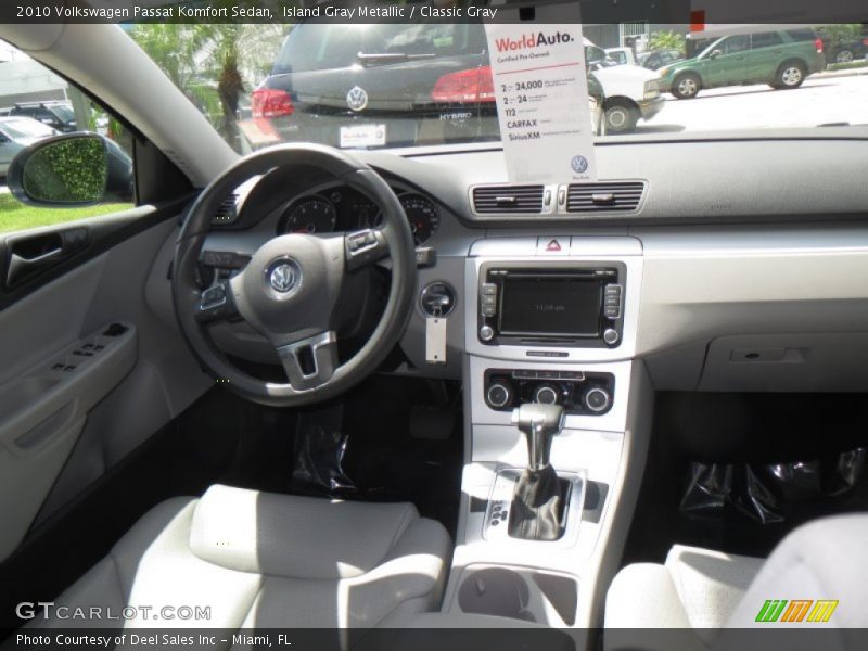 Island Gray Metallic / Classic Gray 2010 Volkswagen Passat Komfort Sedan