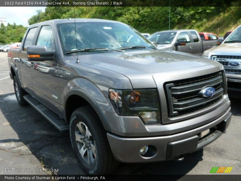 Sterling Gray Metallic / Black 2013 Ford F150 FX4 SuperCrew 4x4