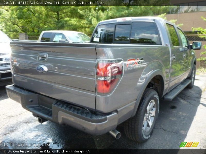 Sterling Gray Metallic / Black 2013 Ford F150 FX4 SuperCrew 4x4