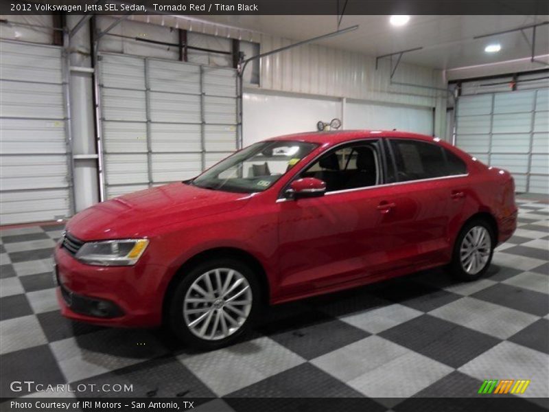 Tornado Red / Titan Black 2012 Volkswagen Jetta SEL Sedan