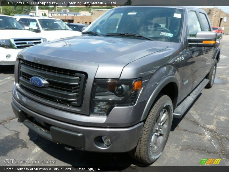 Sterling Gray Metallic / Black 2013 Ford F150 FX4 SuperCrew 4x4