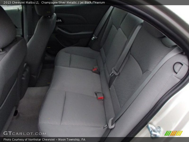 Champagne Silver Metallic / Jet Black/Titanium 2013 Chevrolet Malibu LS