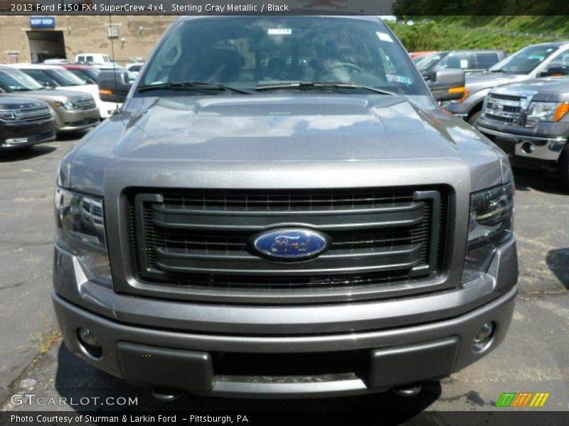 Sterling Gray Metallic / Black 2013 Ford F150 FX4 SuperCrew 4x4