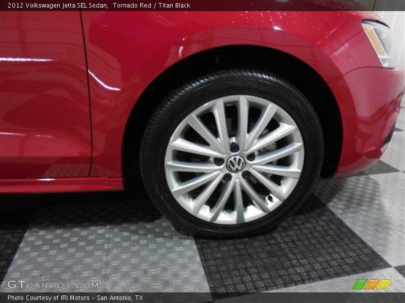 Tornado Red / Titan Black 2012 Volkswagen Jetta SEL Sedan