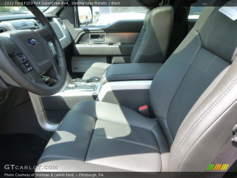 Sterling Gray Metallic / Black 2013 Ford F150 FX4 SuperCrew 4x4