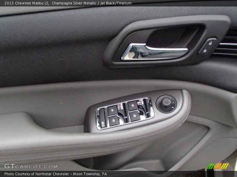 Champagne Silver Metallic / Jet Black/Titanium 2013 Chevrolet Malibu LS