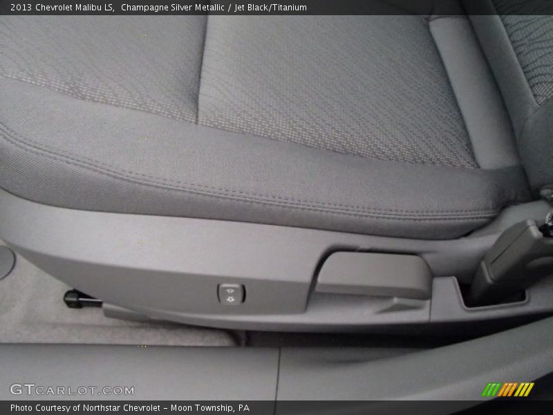 Champagne Silver Metallic / Jet Black/Titanium 2013 Chevrolet Malibu LS