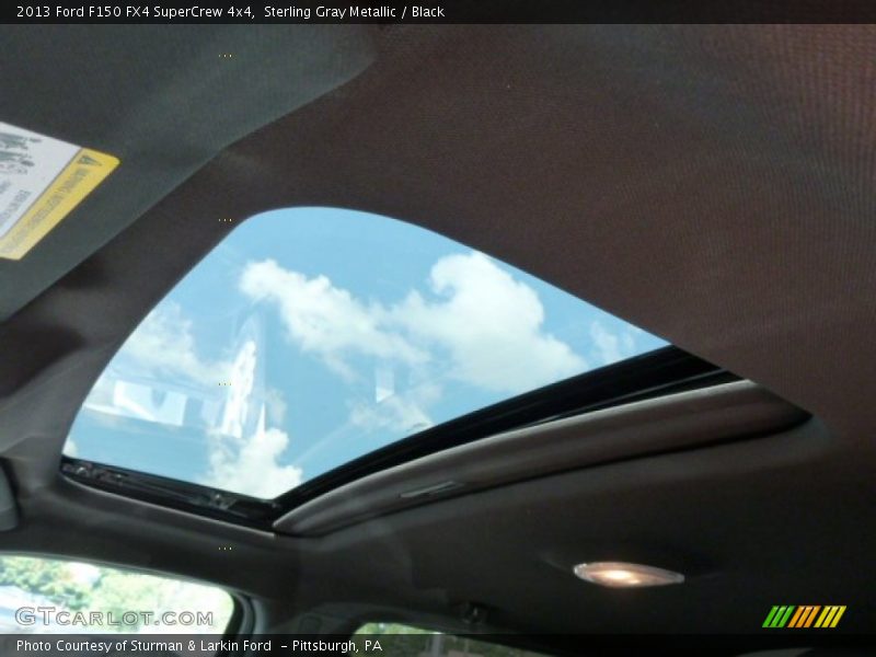 Sterling Gray Metallic / Black 2013 Ford F150 FX4 SuperCrew 4x4