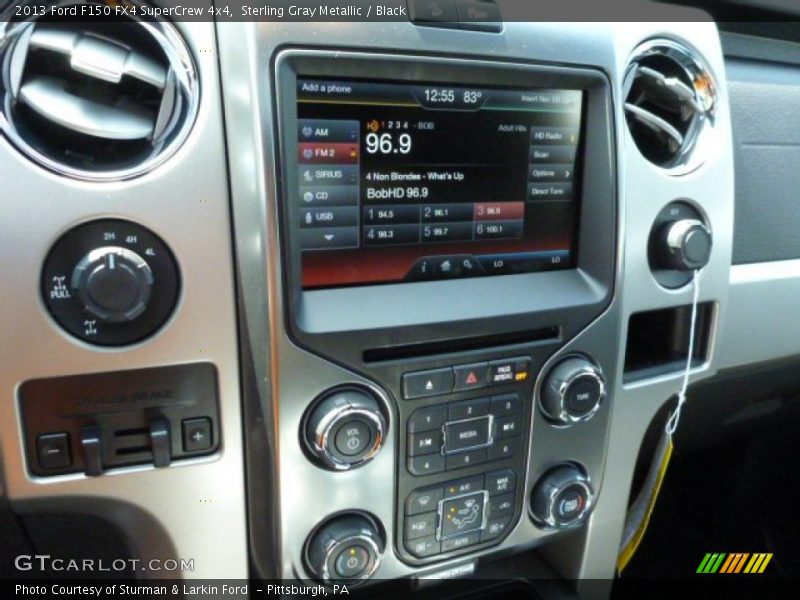 Sterling Gray Metallic / Black 2013 Ford F150 FX4 SuperCrew 4x4