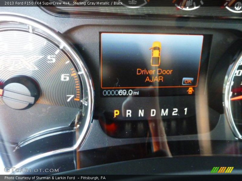 Sterling Gray Metallic / Black 2013 Ford F150 FX4 SuperCrew 4x4