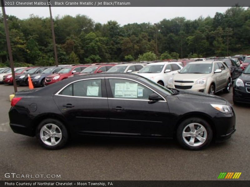 Black Granite Metallic / Jet Black/Titanium 2013 Chevrolet Malibu LS
