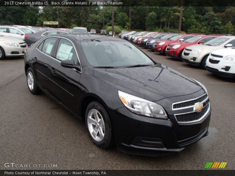 Black Granite Metallic / Jet Black/Titanium 2013 Chevrolet Malibu LS