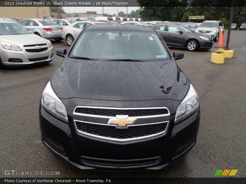 Black Granite Metallic / Jet Black/Titanium 2013 Chevrolet Malibu LS