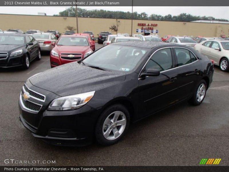 Black Granite Metallic / Jet Black/Titanium 2013 Chevrolet Malibu LS