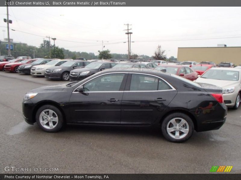 Black Granite Metallic / Jet Black/Titanium 2013 Chevrolet Malibu LS