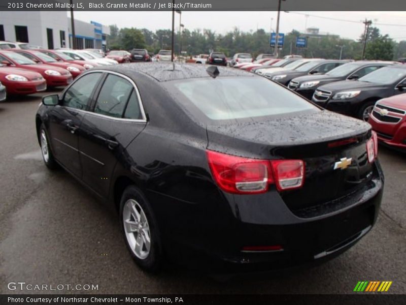 Black Granite Metallic / Jet Black/Titanium 2013 Chevrolet Malibu LS