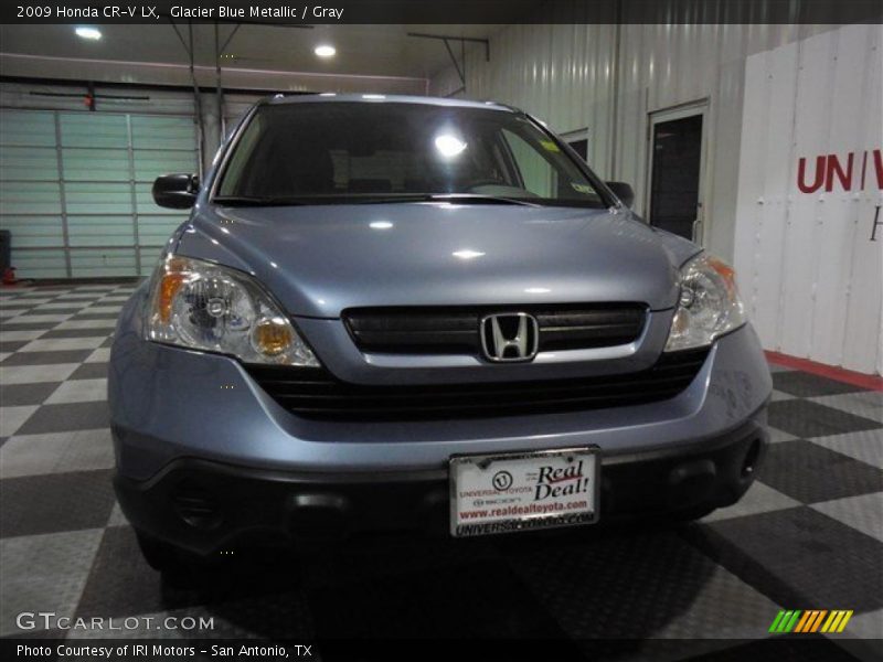 Glacier Blue Metallic / Gray 2009 Honda CR-V LX