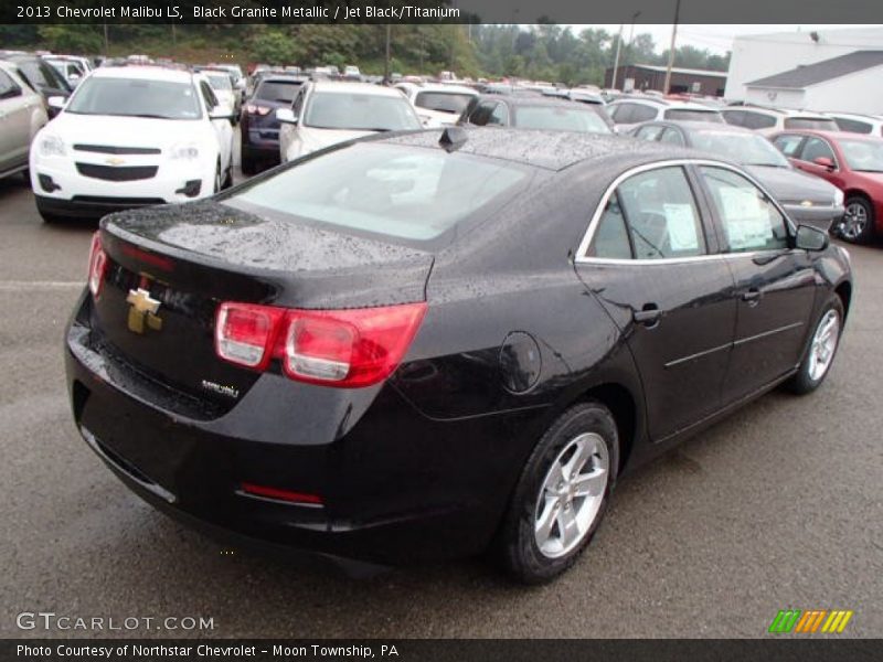 Black Granite Metallic / Jet Black/Titanium 2013 Chevrolet Malibu LS