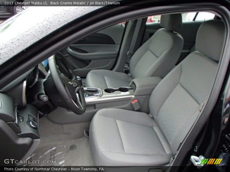 Black Granite Metallic / Jet Black/Titanium 2013 Chevrolet Malibu LS