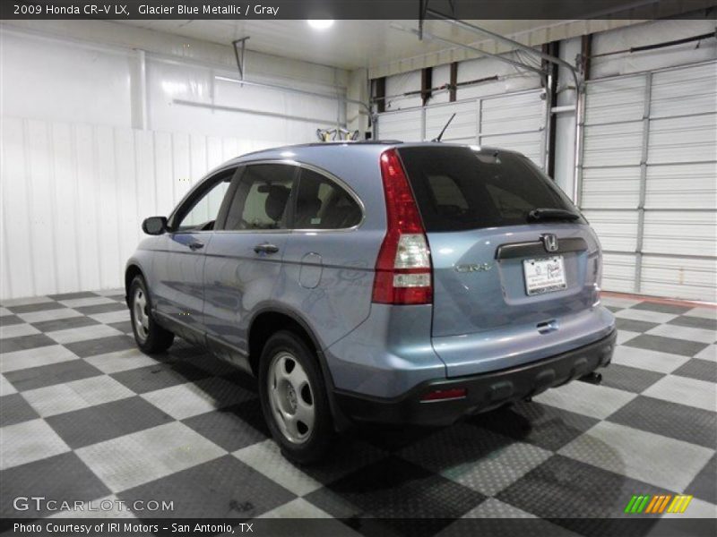 Glacier Blue Metallic / Gray 2009 Honda CR-V LX